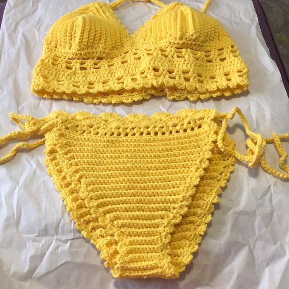 Handmade Crochet Bikini XL - Picture 13 of 15